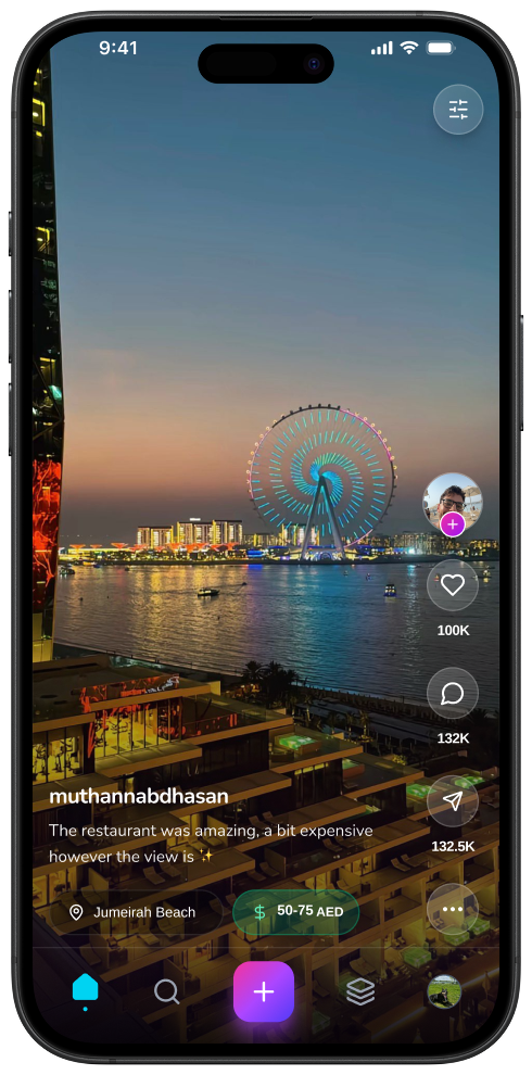 Myelino home screen